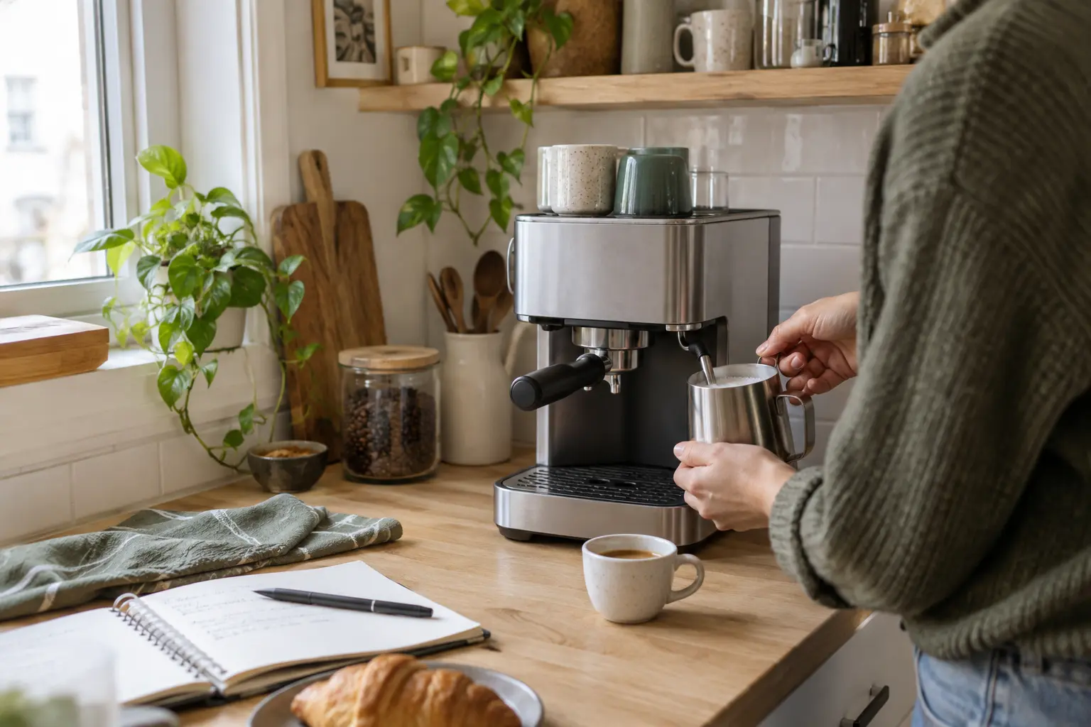 Beginner latte setup