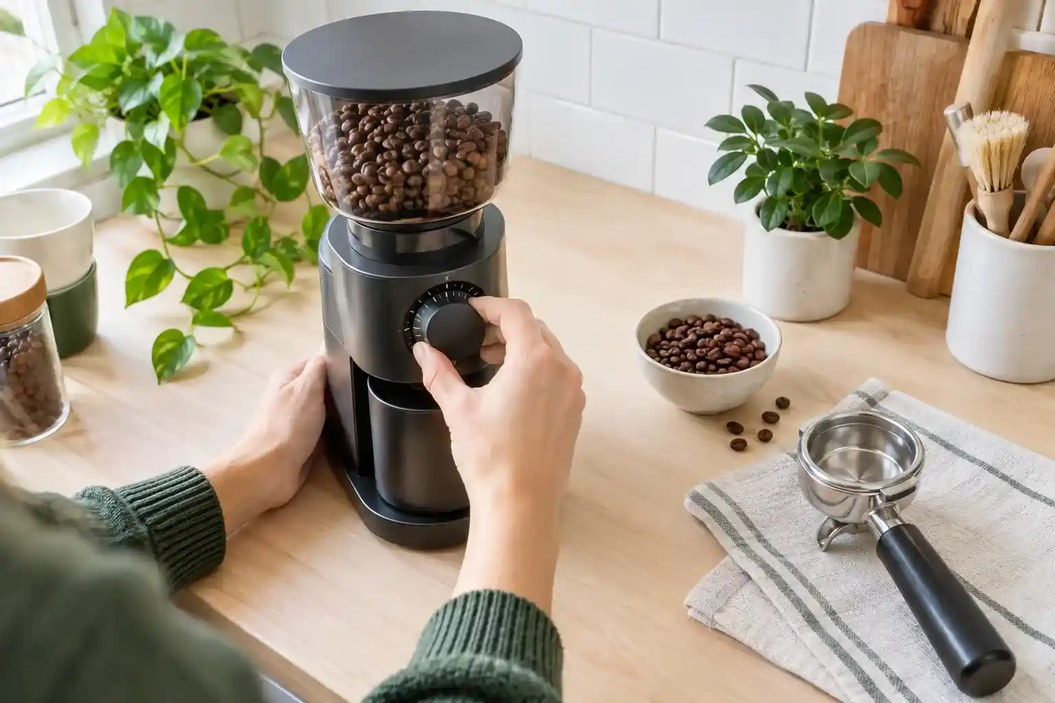 Beginner espresso grinder